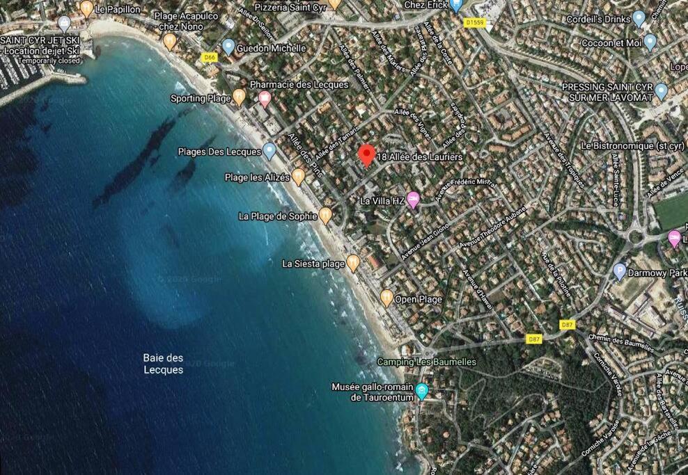 Le Sof Paradis Grand T2 Sur La Plage Des Lecques Saint-Cyr-sur-Mer Kültér fotó